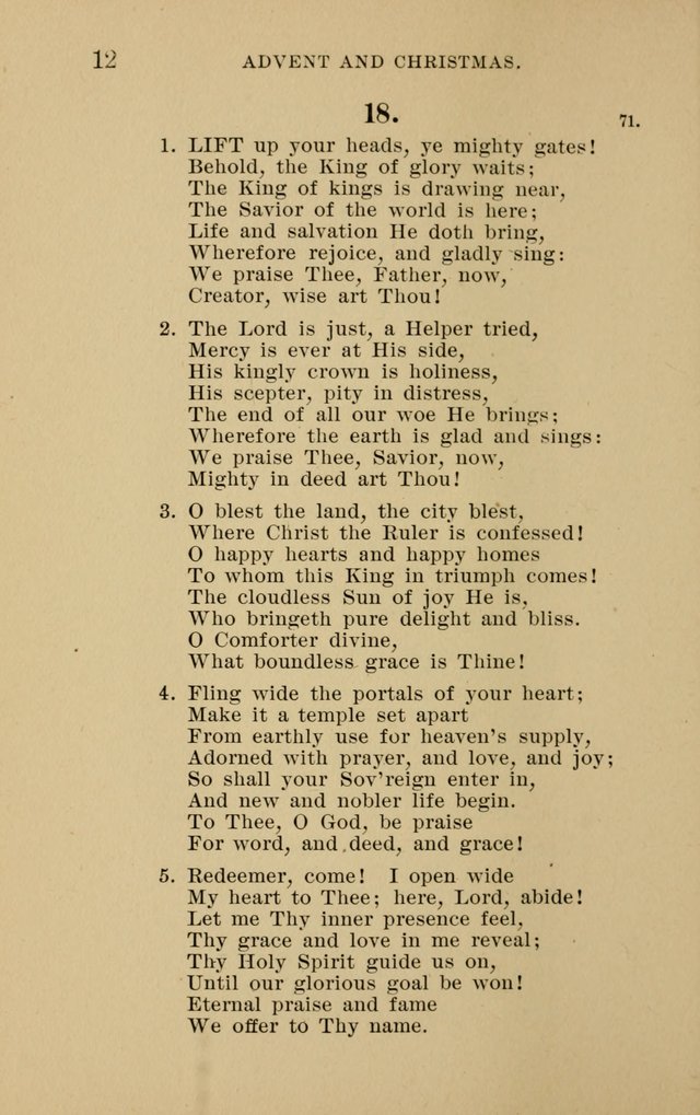 Hymnal for Evangelical Lutheran Missions page 12