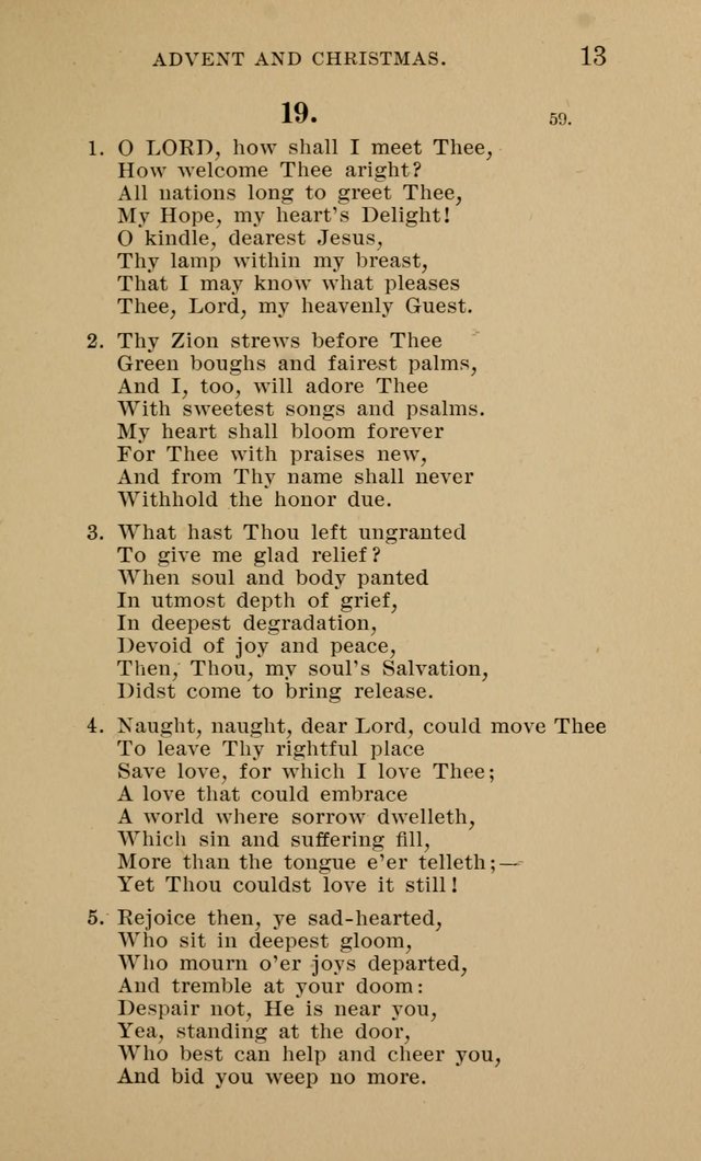 Hymnal for Evangelical Lutheran Missions page 13