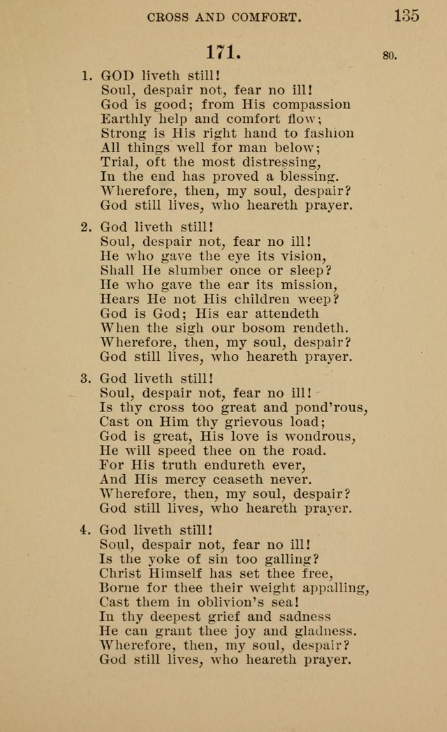 Hymnal for Evangelical Lutheran Missions page 135