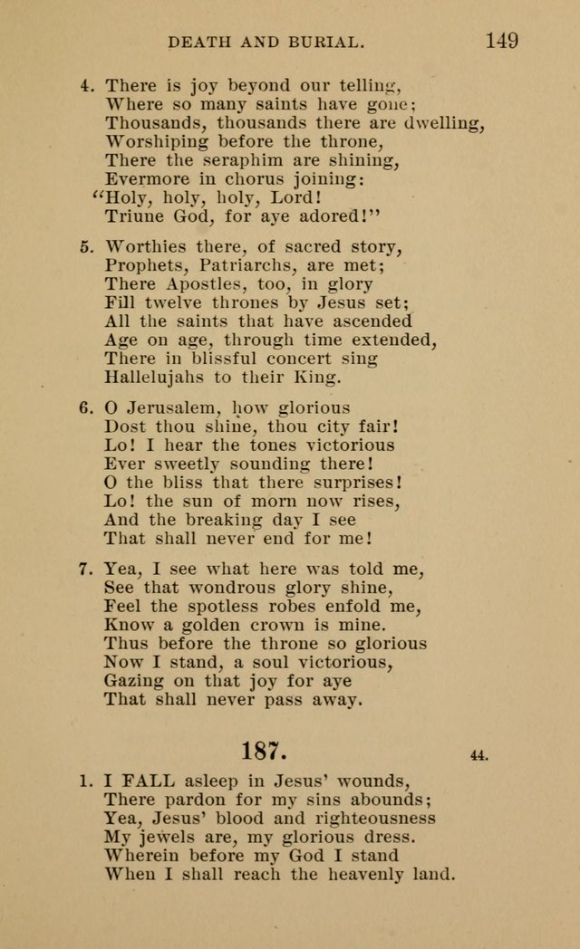 Hymnal for Evangelical Lutheran Missions page 149