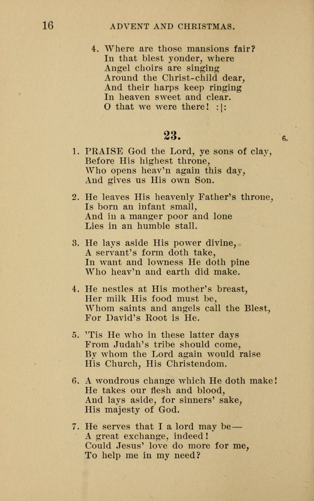 Hymnal for Evangelical Lutheran Missions page 16