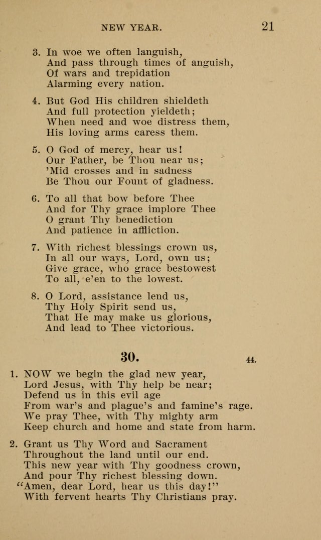 Hymnal for Evangelical Lutheran Missions page 21