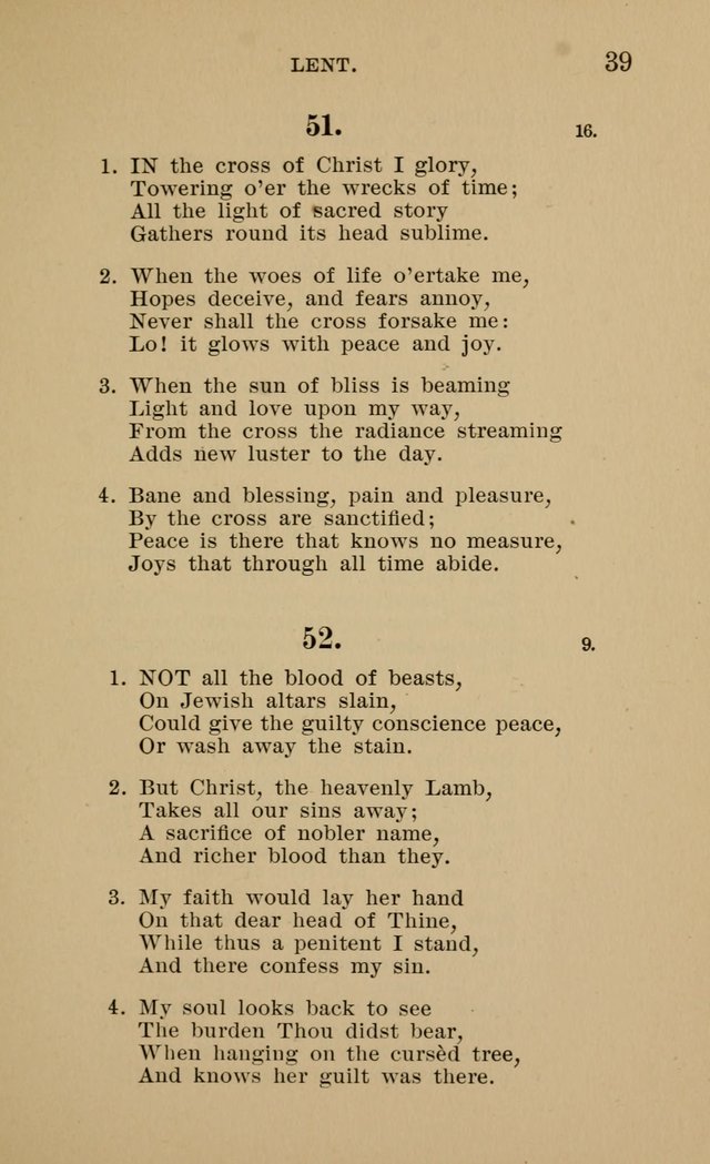 Hymnal for Evangelical Lutheran Missions page 39