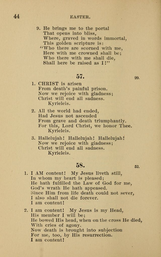 Hymnal for Evangelical Lutheran Missions page 44