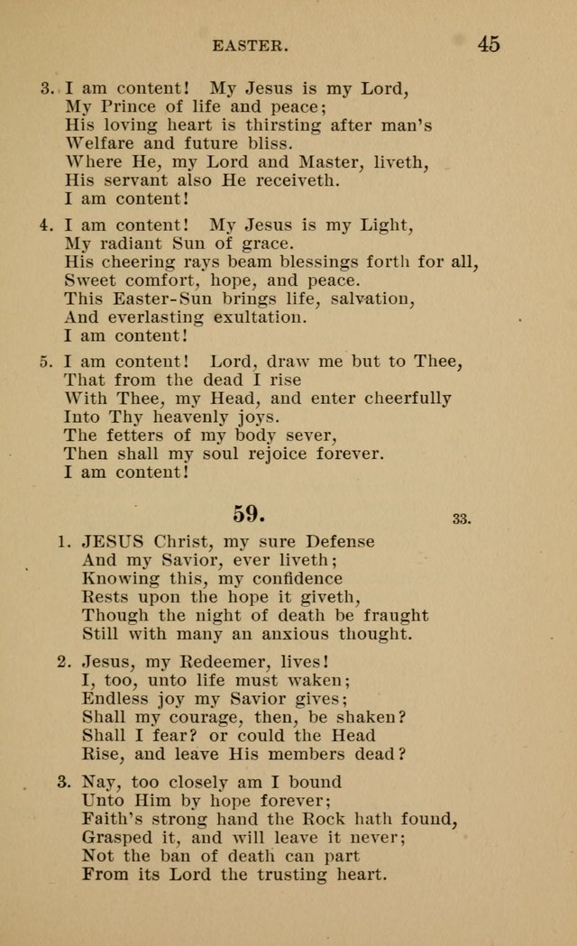 Hymnal for Evangelical Lutheran Missions page 45