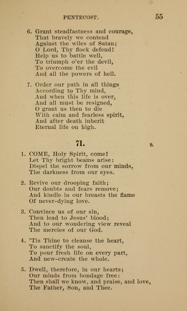 Hymnal for Evangelical Lutheran Missions page 55