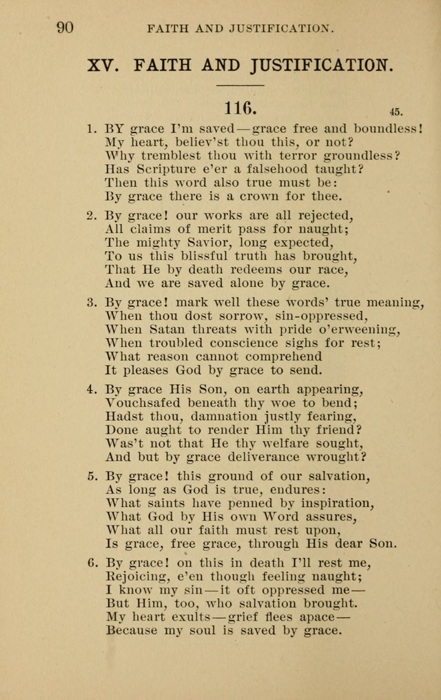 Hymnal for Evangelical Lutheran Missions page 90