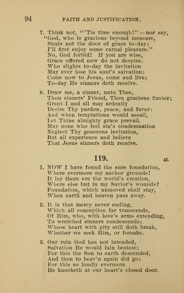 Hymnal for Evangelical Lutheran Missions page 94