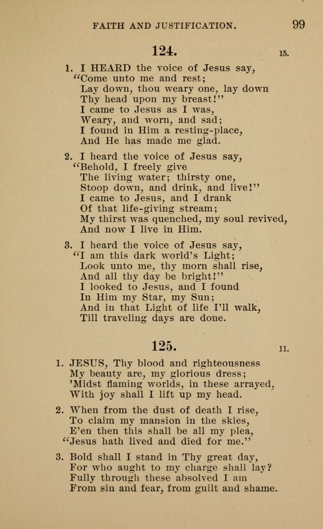 Hymnal for Evangelical Lutheran Missions page 99