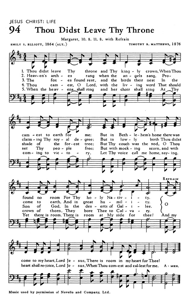 The Hymnal of The Evangelical United Brethren Church page 104