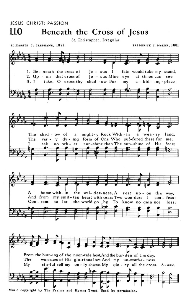 The Hymnal of The Evangelical United Brethren Church page 118