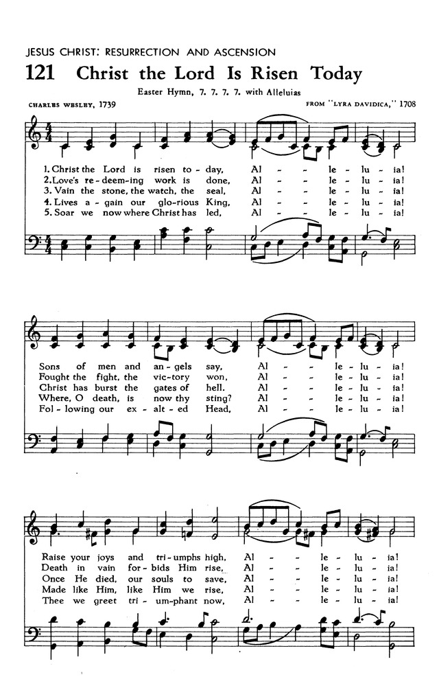 The Hymnal of The Evangelical United Brethren Church page 126