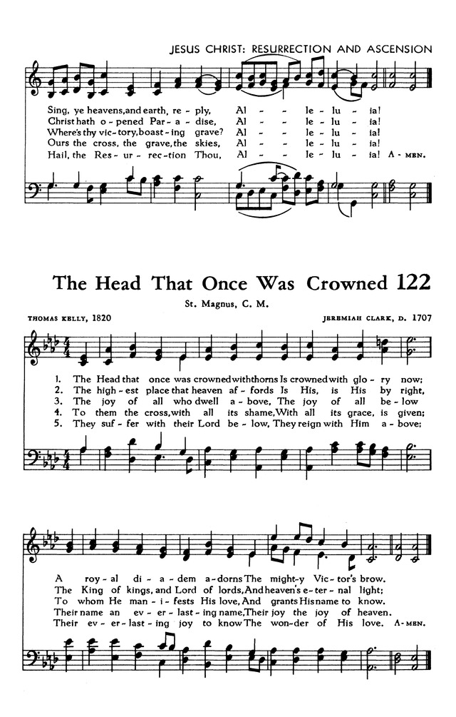 The Hymnal of The Evangelical United Brethren Church page 127