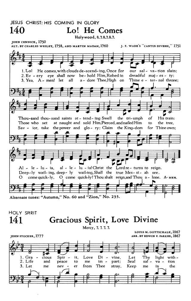 The Hymnal of The Evangelical United Brethren Church page 144