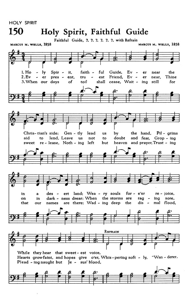 The Hymnal of The Evangelical United Brethren Church page 152