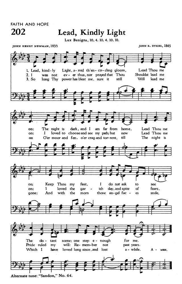 The Hymnal of The Evangelical United Brethren Church page 198