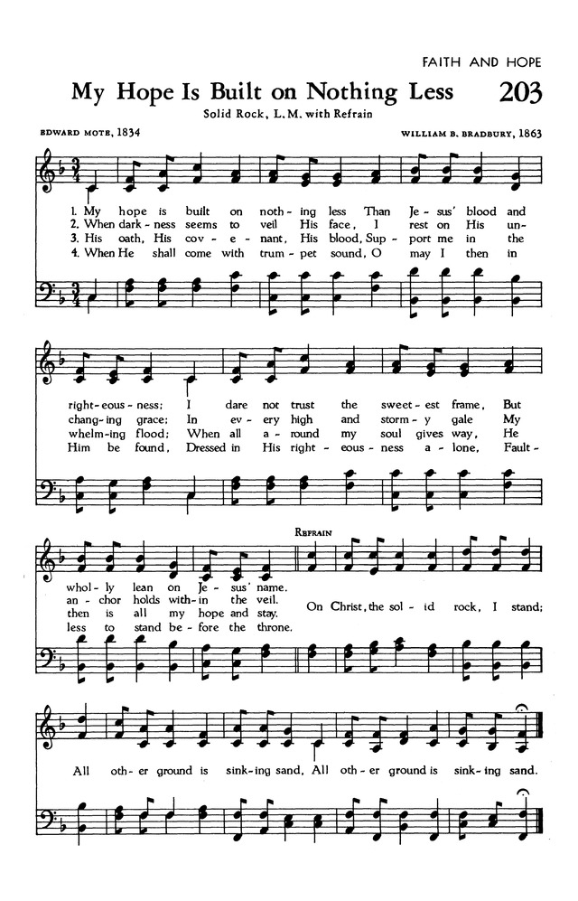 The Hymnal of The Evangelical United Brethren Church page 199