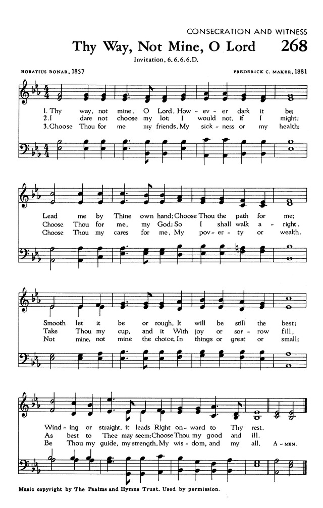 The Hymnal of The Evangelical United Brethren Church page 255