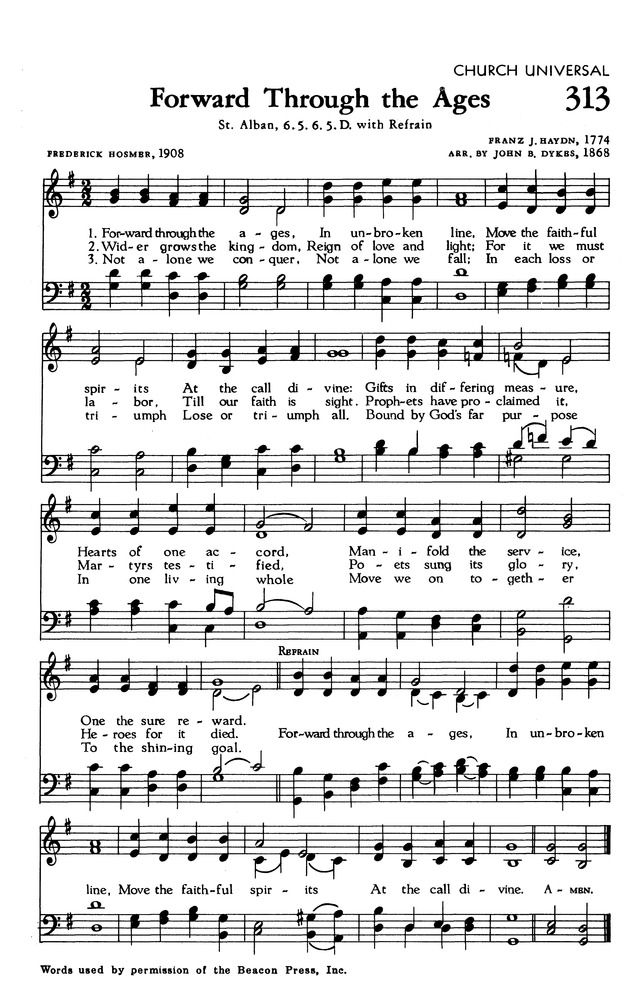 The Hymnal of The Evangelical United Brethren Church page 295