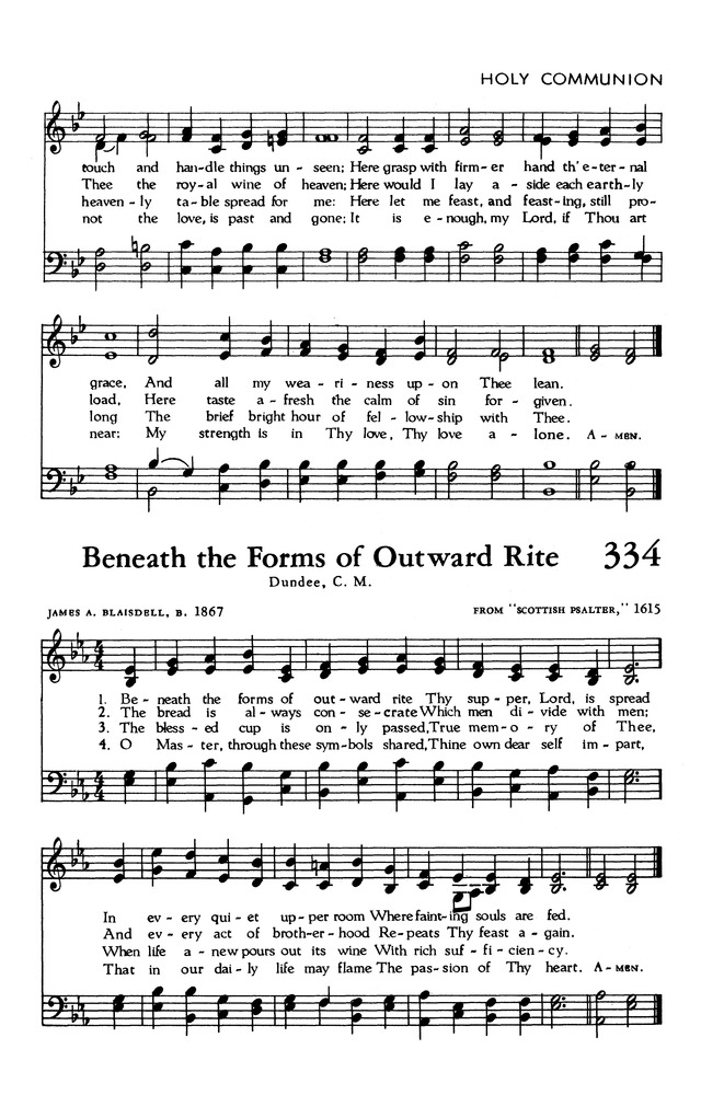 The Hymnal of The Evangelical United Brethren Church page 309