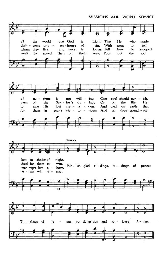 The Hymnal of The Evangelical United Brethren Church page 321