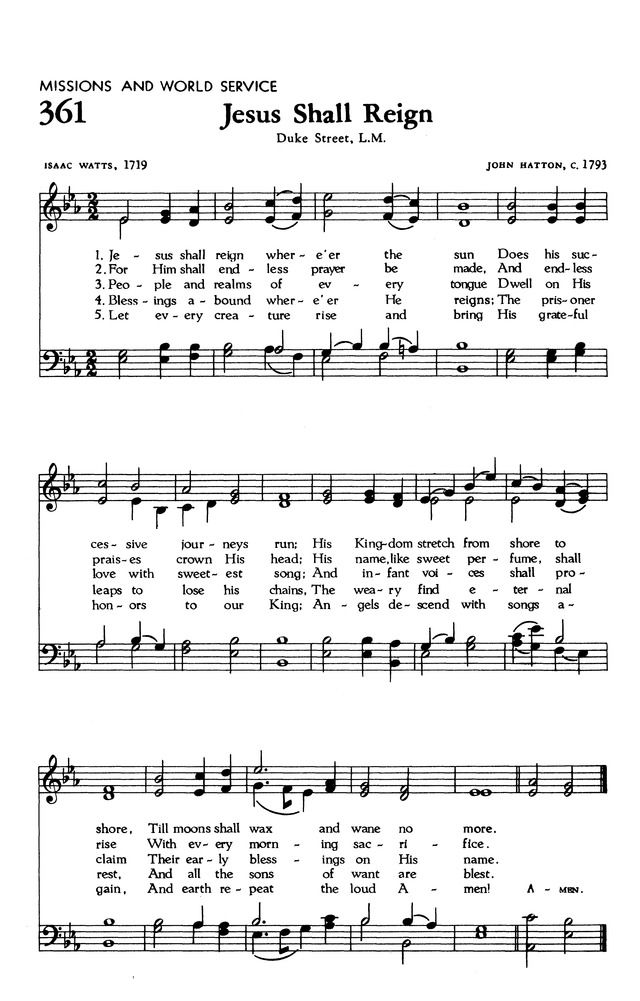 The Hymnal of The Evangelical United Brethren Church page 332