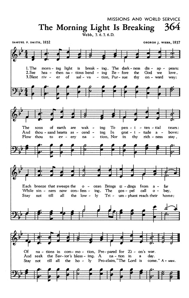 The Hymnal of The Evangelical United Brethren Church page 335