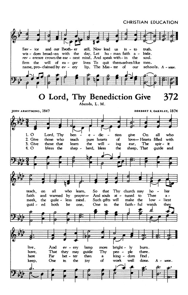 The Hymnal of The Evangelical United Brethren Church page 341