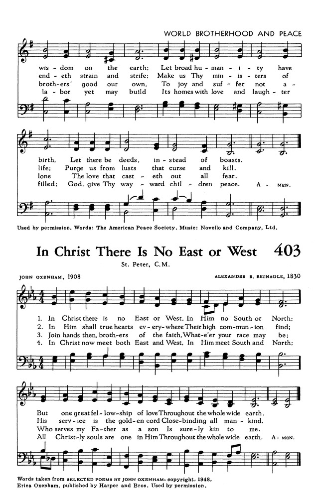 The Hymnal of The Evangelical United Brethren Church page 365