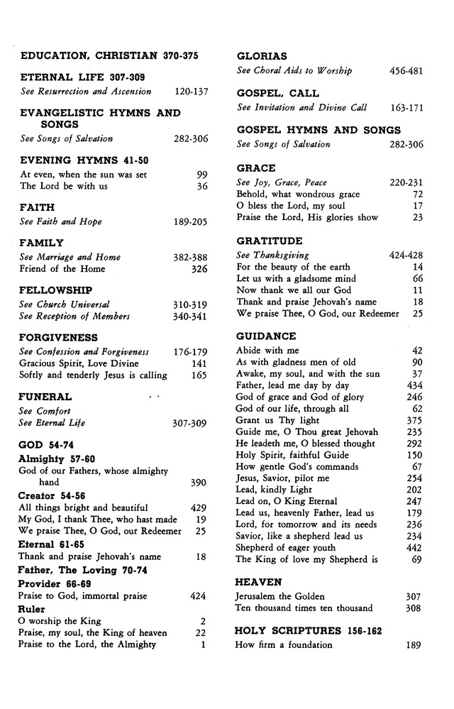 The Hymnal of The Evangelical United Brethren Church page 528