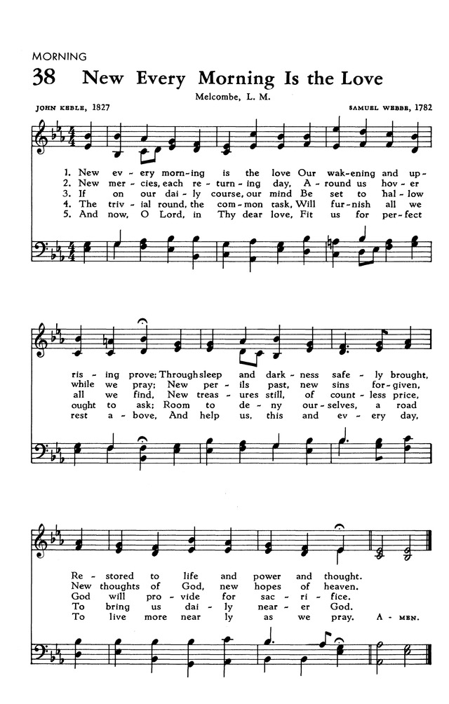 The Hymnal of The Evangelical United Brethren Church page 54