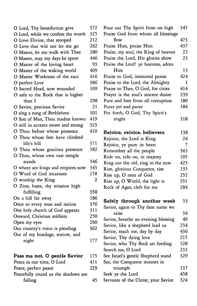 The Hymnal of The Evangelical United Brethren Church page 541