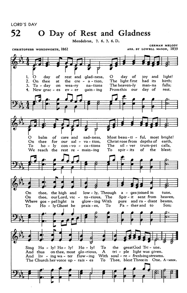 The Hymnal of The Evangelical United Brethren Church page 66