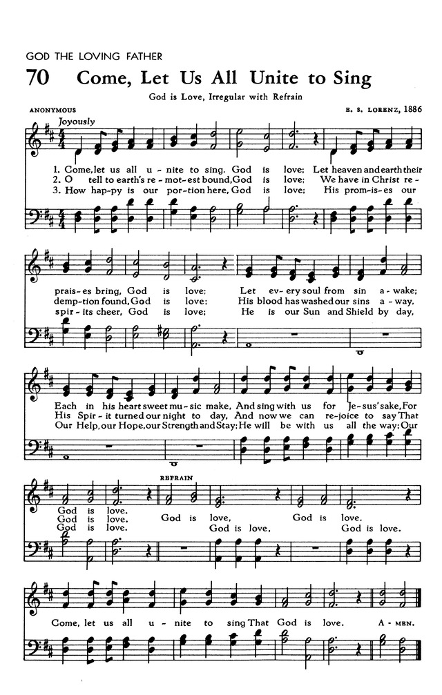 The Hymnal of The Evangelical United Brethren Church page 82