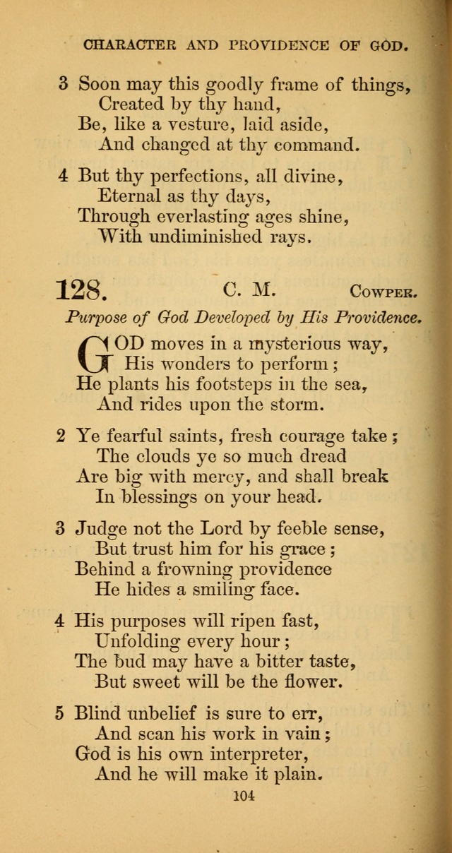 Hymns for Christian Devotion: especially adapted to the Universalist denomination. (New ed.) page 104