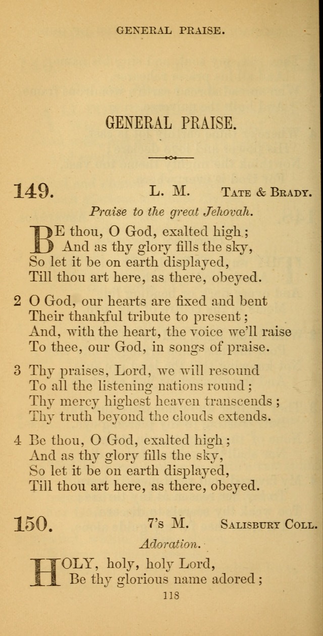 Hymns for Christian Devotion: especially adapted to the Universalist denomination. (New ed.) page 118