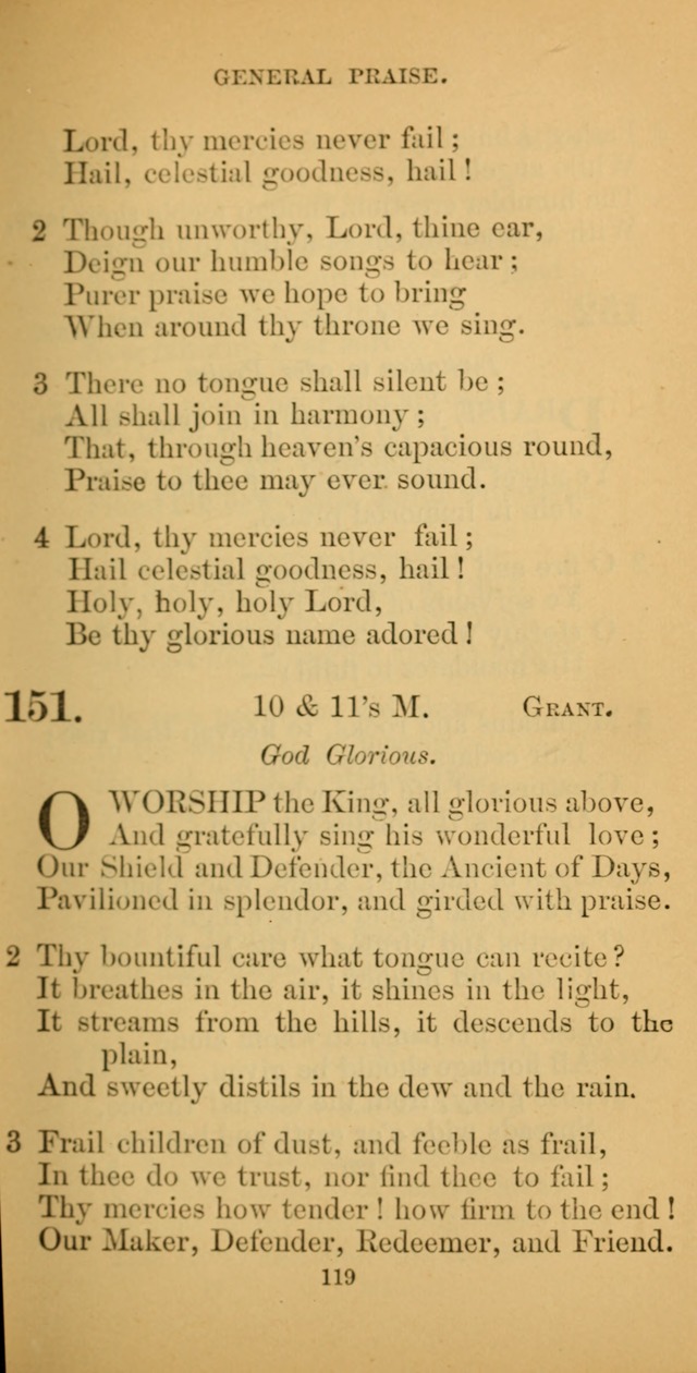 Hymns for Christian Devotion: especially adapted to the Universalist denomination. (New ed.) page 119