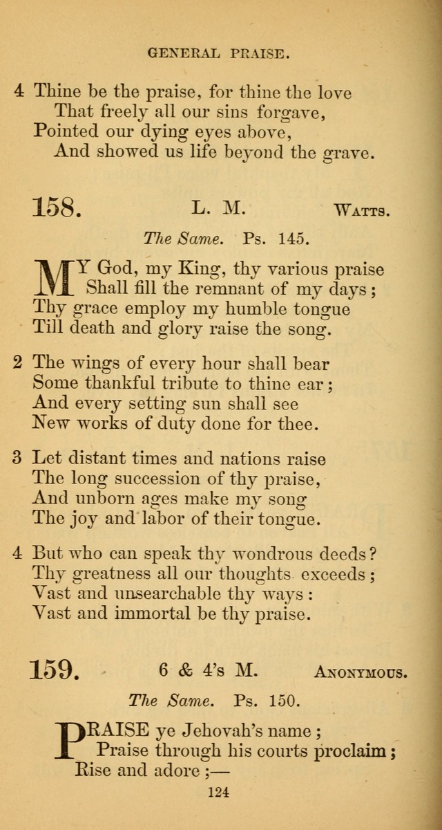 Hymns for Christian Devotion: especially adapted to the Universalist denomination. (New ed.) page 124