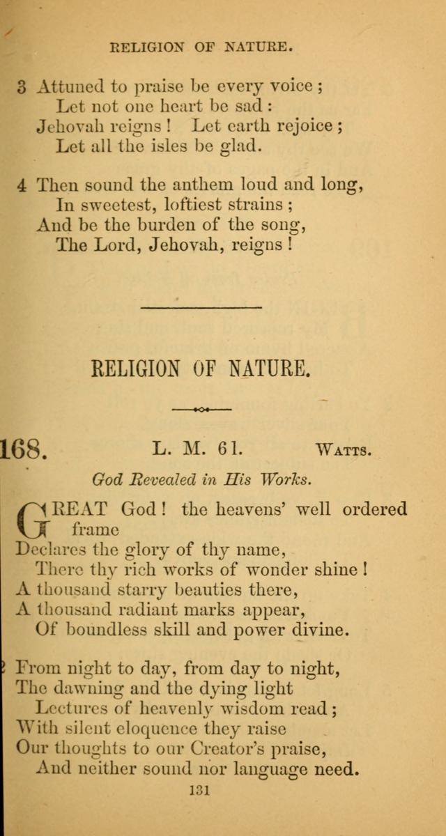 Hymns for Christian Devotion: especially adapted to the Universalist denomination. (New ed.) page 131