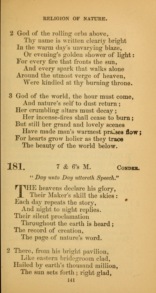 Hymns for Christian Devotion: especially adapted to the Universalist denomination. (New ed.) page 141