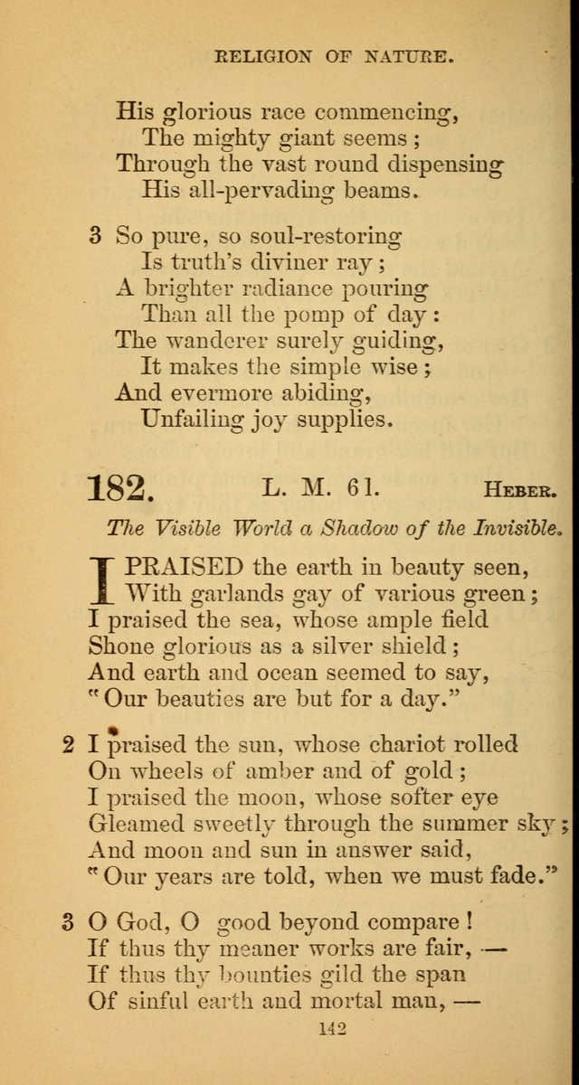 Hymns for Christian Devotion: especially adapted to the Universalist denomination. (New ed.) page 142