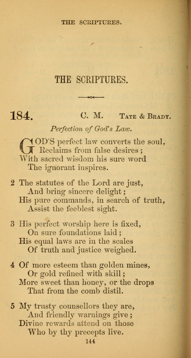 Hymns for Christian Devotion: especially adapted to the Universalist denomination. (New ed.) page 144