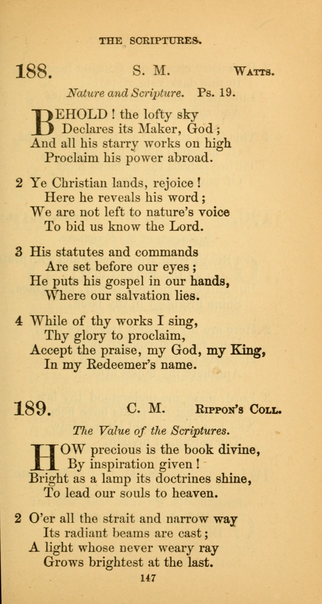 Hymns for Christian Devotion: especially adapted to the Universalist denomination. (New ed.) page 147