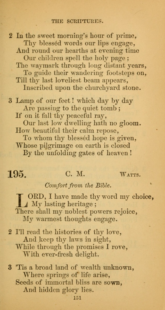 Hymns for Christian Devotion: especially adapted to the Universalist denomination. (New ed.) page 151