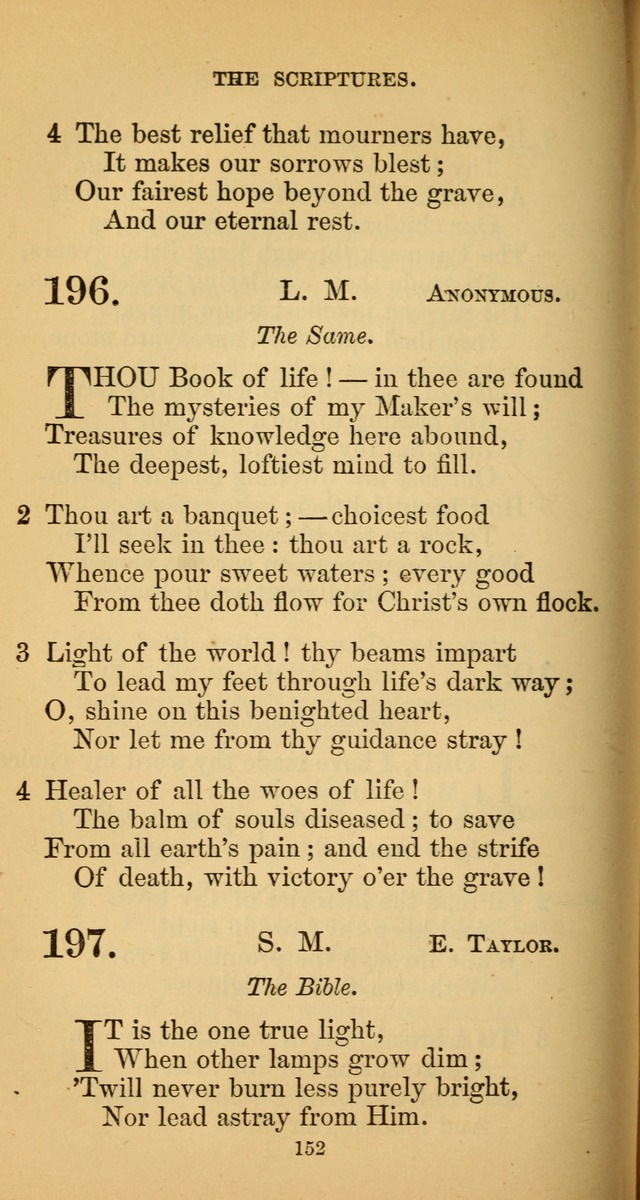 Hymns for Christian Devotion: especially adapted to the Universalist denomination. (New ed.) page 152