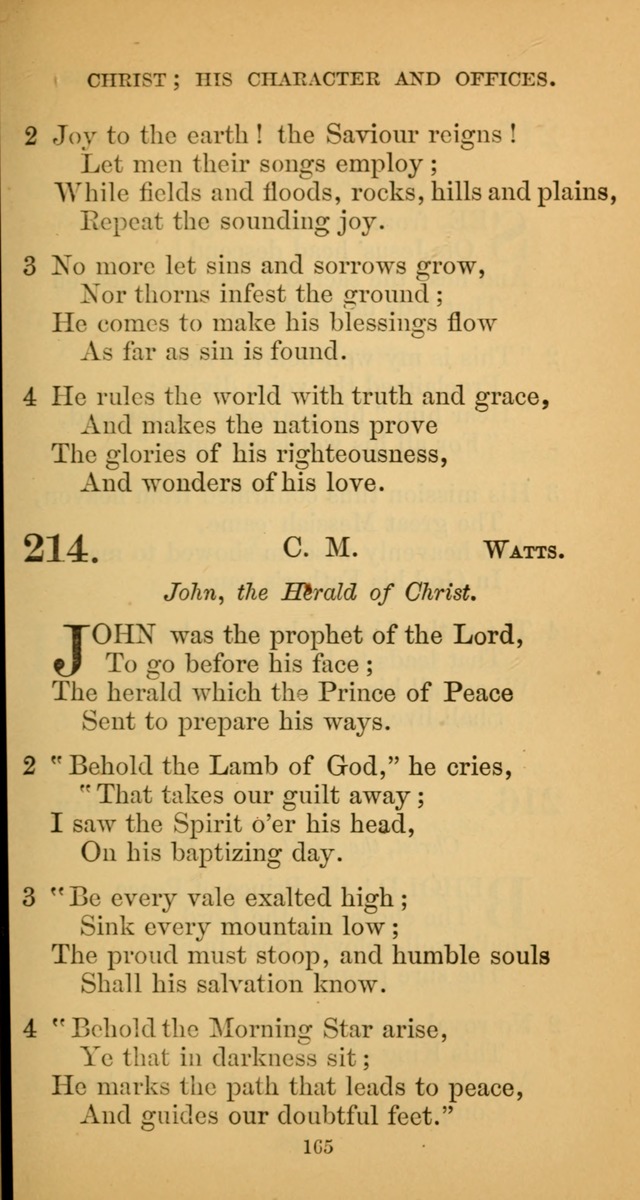 Hymns for Christian Devotion: especially adapted to the Universalist denomination. (New ed.) page 165