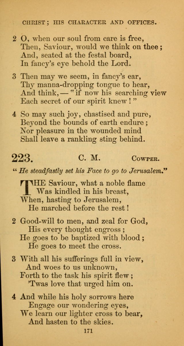 Hymns for Christian Devotion: especially adapted to the Universalist denomination. (New ed.) page 171