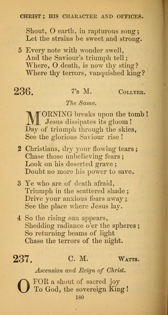 Hymns for Christian Devotion: especially adapted to the Universalist denomination. (New ed.) page 180