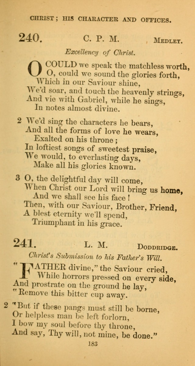 Hymns for Christian Devotion: especially adapted to the Universalist denomination. (New ed.) page 183