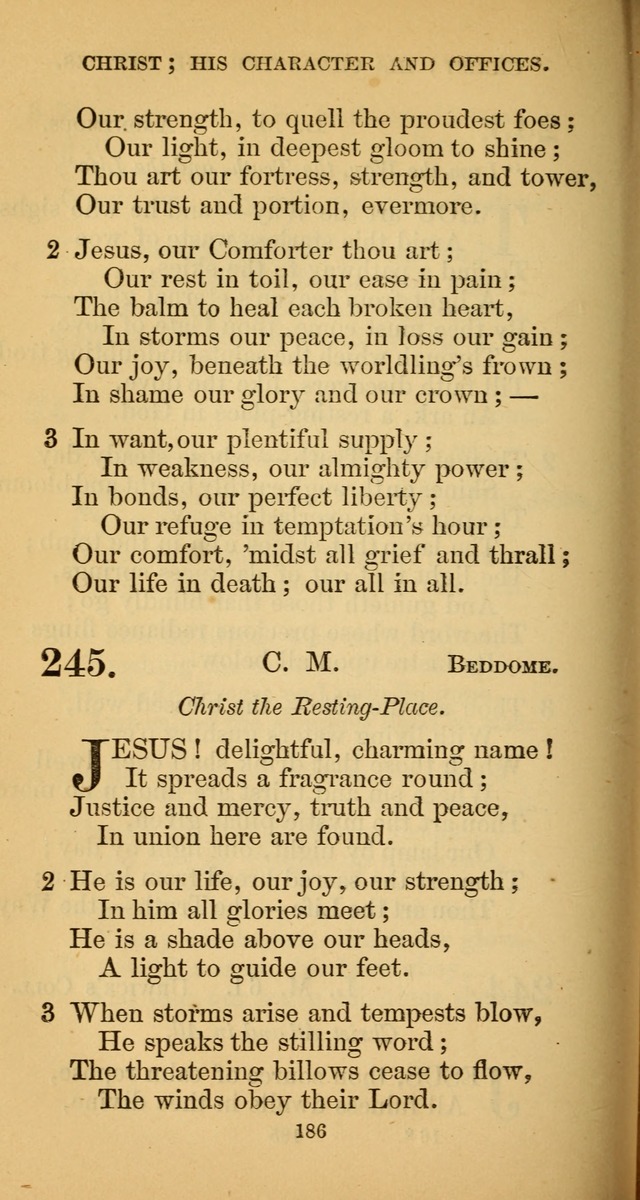 Hymns for Christian Devotion: especially adapted to the Universalist denomination. (New ed.) page 186